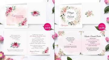 Пригласительные на годовщину свадьбы 20, 30, 40, 50 - 10 шт.