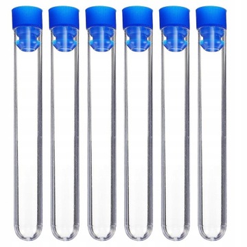 40pcs Test Tubes Disposable Test Tubes Plastic