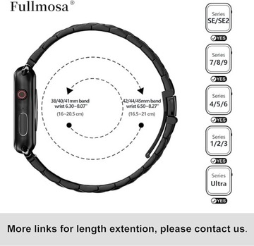 Pasek Fullmosa do bransoletki Apple Watch 42mm