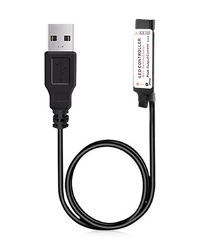 КОНТРОЛЛЕР + РЧ ПУЛЬТ ПУЛЬТА УПРАВЛЕНИЯ РЕГУЛЯТОРОМ RGB СВЕТОДИОДНАЯ ЛЕНТА USB