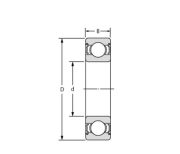 Шарикоподшипник F624ZZ с фланцем для 3D-принтера RepRap Prusa