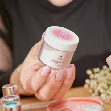 KABOS Титановая пудра для маникюра 33 RED HEART