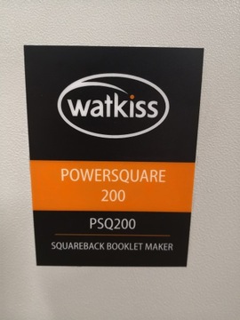 Watkiss Powersquare 200, брошюровщик, триммер, корешек: 10 мм