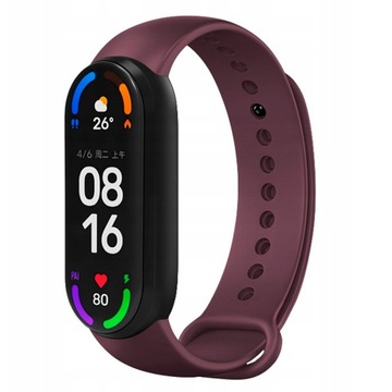 Opaska pasek do Xiaomi Mi Band 5/6 - DUŻÓ KOLORÓW