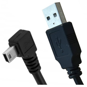 PRZEWÓD MINI USB KĄTOWY VITALCO DSF31 KABEL DO NAWIGACJI APARATU FOTO 1m