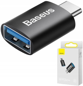 PRZEJŚCIÓWKA usb-a do usb-c type-c Baseus adapter otg 3.1 TRANSMISJA DANYCH