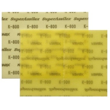KOVAX Super Assilex K-800 Lemon wstęga 130x170mm Papier ścierny na rzep