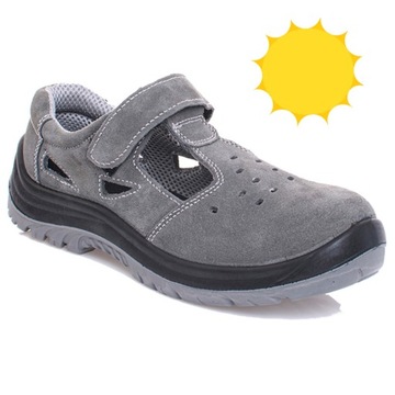 Sandały robocze BHP buty LETNIE z noskiem S1 r. 41