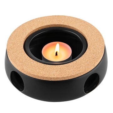 СТЕКЛЯННЫЙ КУВШИН, ВСТАВКА ДЛЯ ТРАВЯНОГО ЧАЯ, 1,5 Л + ЧЕРНЫЙ НАГРЕВАТЕЛЬ