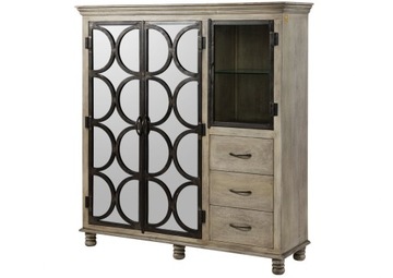 WITRYNA Drewno Mango Lustro Art Deco HERMITAGE