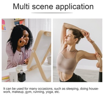 1 комплект шелковой повязки для сна с вьющимися волосами