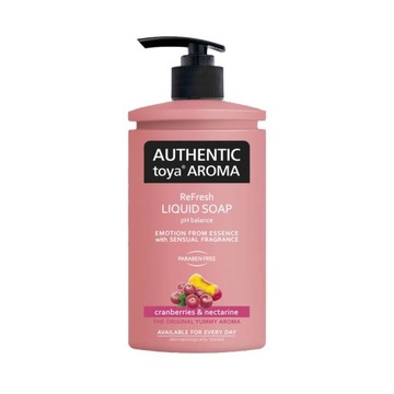 Mydło płynne AUTHENTlC - żurawina i nektaryna 400 ml