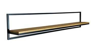 PÓŁKA WISZACA LOFT DĄB NATURALNY 150 CM HIT