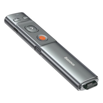 Беспроводная лазерная указка Baseus Orange Dot для презентаций - серая (с