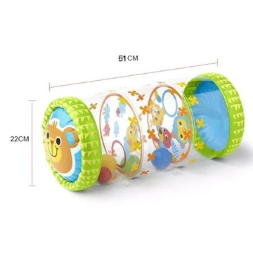 Надувной цилиндр для ползания погремушки 9999