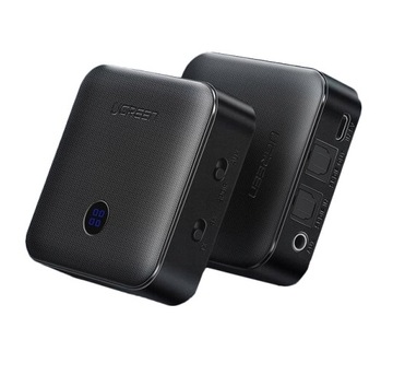 2w1 Nadajnik + odbiornik transmiter Bluetooth 5.0 do muzyki czarny