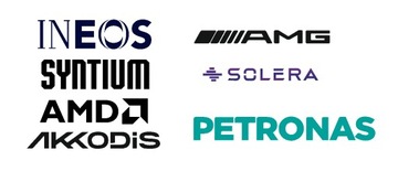 naklejka f1 mercedes amg petronas ineos