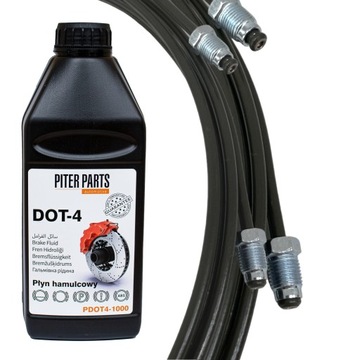 Przewody hamulcowe stalowe BMW e30 ABS 82-94