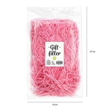 Подарочный наполнитель - розовый 50г.