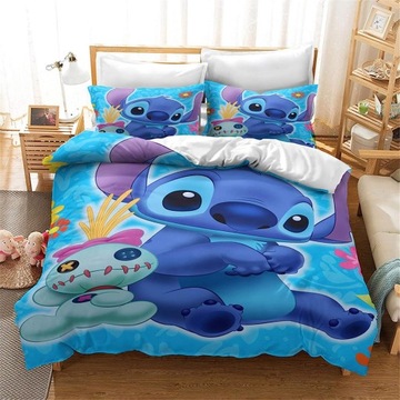 KOMPLET POŚCIELI 3D 140x200 STICH wzór 3CZ.