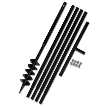 ŚWIDER GLEBOWY Z UCHWYTEM 100MM PRZEDŁUŻANY 5M STA