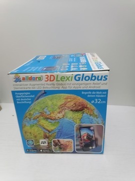 БОЛЬШОЙ 3D ГЛОБУС С ИНТЕРАКТИВНЫМ СВЕТОДИОДНЫМ СВЕТОМ