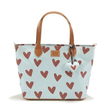 Torba dla mamy Feeria HEARTBEAT BLUE L La Millou