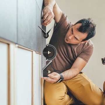 МНОГОФУНКЦИОНАЛЬНЫЙ УГОЛ 300 ММ СТОЛЯДНАЯ КОНСТРУКЦИЯ ПРОТРАКЛАТОР УРОВЕНЬ-ШЛЮТОР