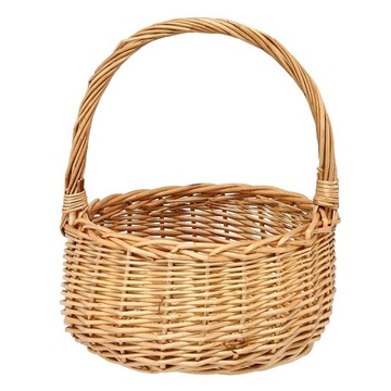 KOSZYK WIELKANOCNY WIKLINOWY NATURALNY 13cm KOSZ NA ŚWIĘCONKĘ