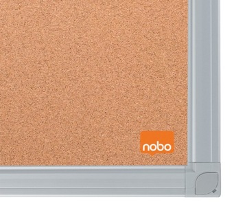 Пробковая доска Nobo Essentials, алюминиевая рама - 60x45 см
