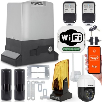 ZESTAW DO BRAM FORCE 760 WIFI PILOTY LAMPA KAMERA