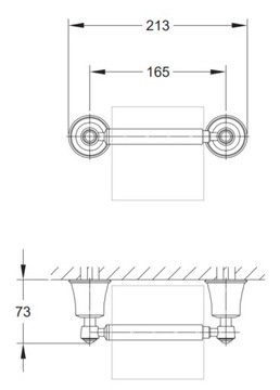 ДЕРЖАТЕЛЬ ДЛЯ БУМАГИ ДЛЯ ВАННОЙ OMNIRES ART LINE