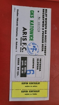 Bilet GKS Katowice - Aris Saloniki