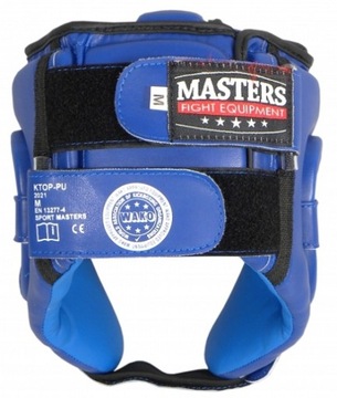 masters WAKO КИКБОКСИНГ СИНИЙ ТУРНИРНЫЙ ШЛЕМ ДЛЯ ДЕТЕЙ S