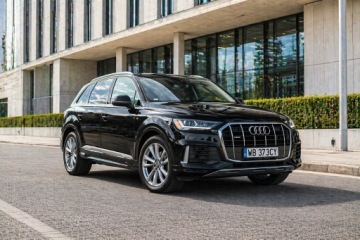 Audi Q7 II 2020 AUDI Q7 55 3.0 TFSI PremiumPlus 2020 V6 340 KM Mild Hybrid 7m TURBO czarny