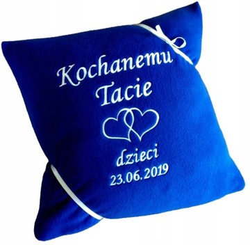PODUSZKA z NAPISEM prezent DZIEŃ MATKI mamy ojca