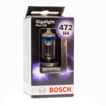 2 BOSCH H4 GIGALIGHT PLUS 120 ЛАМПОЧЕК БОЛЬШЕ СВЕТА
