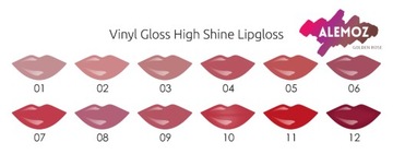 VINYL GLOSS Увлажняющий атласный блеск для губ Golden Rose 4,5 мл