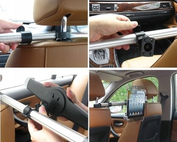 Uchwyt zagłówkowy na tablet do samochodu 7