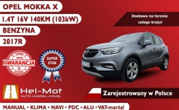Opel Mokka I SUV 1.4 Turbo ECOTEC 140KM 2017 Opel Mokka X Opel Mokka FL 1.4 Turbo 140 KM Manual Navi Klima PDC Ser, zdjęcie 2
