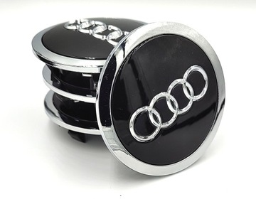 AUDI DEKIELKI na felgi zaślepki felg KAPSLE kołpaczki AUDI 69mm 4szt.