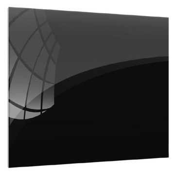 TABLICA magnetyczna szklana CZARNA 50x50 cm