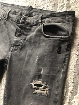 DSQUARED2 włoskie jeansy spodnie SKATER JEAN BLACK NEW ITALY IT52