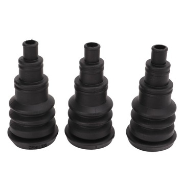 3PCS Firewall Boot Harness Ochronny rękaw Czarny Gumowy Uniwersalny do 3/8