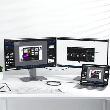 UNI-кабель Display Port USB-C 4K, 60 Гц, 3 м