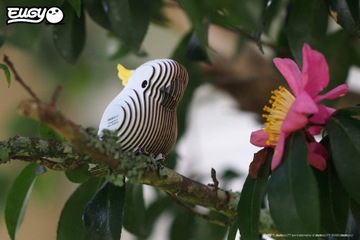 Какаду-попугай Юджи Белый. Эко 3D Пазл.