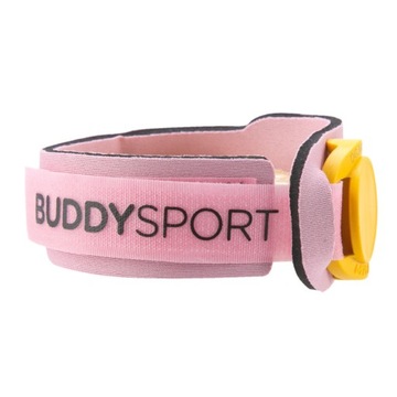 Pasek opaska na chip startowy Buddyswim, Różowy