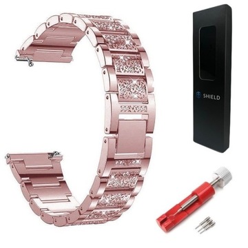 PASEK DAMSKA BRANSOLETA DO ZEGARKA SMARTWATCH 20MM ELEGANCKA PREZENT IMADŁO