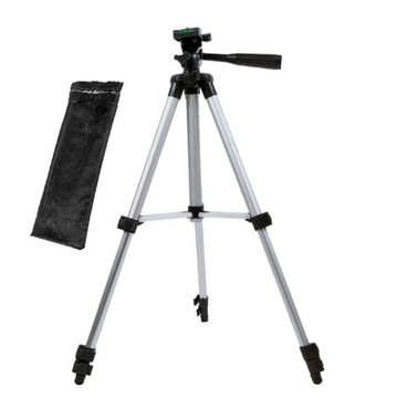 LEKKI STATYW 110cm GŁOWICA 3D POZIOMICA FUTERAŁ