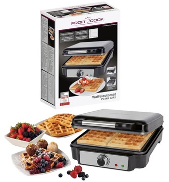 GOFROWNICA 2 CHRUPIĄCE GOFRY DUŻA MOC ProfiCook PC